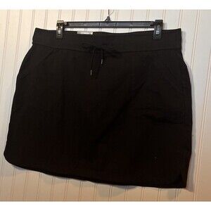 Tek Gear Women’s Black Athleisure Mid Rise Cotton Skirt Hits Mid Thigh Size XXL